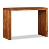 Image de Table console Bois massif avec finition miel 110x40x76 cm