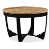 Image de Table basse bois de manguier brut 60x40 cm