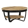 Image de Table basse Bois massif de manguier 65 x 32 cm