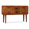Image de Buffet Bois massif avec finition en bois de Sesham 120x30x75 cm