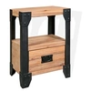 Image de Table de chevet Bois d'acacia Acier 40 x 30 x 54 cm244993