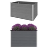 Image de Plantenbak verhoogd 150x100x91 cm HKC grijs43610