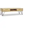 Image de Meuble TV 120x35x35 cm Teck massif