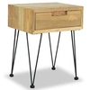 Image de Table de chevet 40 x 30 x 50 cm Teck
