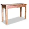 Image de Table console bois d acajou massif 123x42x75 cm