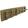 Image de Porte-manteau - - Bois de récupération massif - 60 x 15 cm - Marron - Intérieur