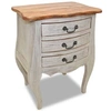 Image de Table de chevet Bois de récupération massif 48 x 35 x 64 cm