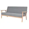 Image de Canapé à 3 places Tissu Gris clair