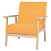 Image de Fauteuil jaune tissu