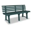 Image de Banc de jardin 145,5 cm Plastique Vert