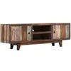 Image de Meuble TV Bois d'acacia massif Vintage 118 x 30 x 40 cm