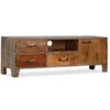 Image de Meuble TV Bois Massif Vintage Support Télévision Socle TV Armoire TV