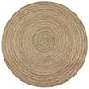 Image de Tapis Jute tressé 90 cm rond