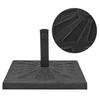 Image de Parasolvoet vierkant 19 kg hars zwart43659