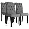 Image de Lot de 4 chaise H. 96 cm non pliable en plastique interieur gris