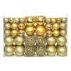Image de Ensemble de boules de Noël 100 pcs 6 cm Doré