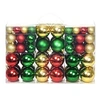 Image de 100x Boules de Noël Rouge/Doré/Vert Ornements Sapin Arbre Décor Maison