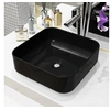 Image de Lavabo carré Céramique Noir 38 x 38 x 13,5 cm