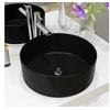 Image de Lavabo rond Céramique Noir 40 x 15 cm