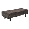 Image de Table basse Bois massif style vintage 120 x 55 x 35 cm