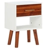 Image de Table de chevet Bois d acacia massif 40x30x57 cm