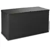 Image de Boîte de stockage de jardin Anthracite 120x56x63 cm PP Rotin