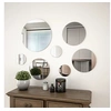 Image de Ensemble de miroir mural 7 pcs Verre Rond