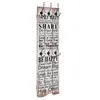 Image de Wandkapstok met 6 haken FAMILY RULES 120x40 cm 245854
