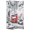 Image de Cloison de séparation - - Bus londonien - 120 x 170 cm - Noir et blanc - Design contemporain