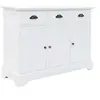 Image de Buffet avec 3 portes MDF et Bois de pin 105x35x77,5 cm245754