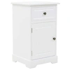 Image de Table de chevet MDF et bois de pin 35x32x59 cm