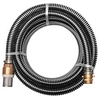 Image de Tuyau d aspiration avec raccords en laiton 4 m 25 mm Noir