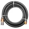 Image de Tuyau d aspiration avec raccords en laiton 10 m 25 mm Noir