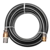 Image de Zuigslang met messing koppelingen 15 m 25 mm zwart142892