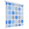 Image de Store Roulant de Douche 100x240 cm Cercle Rideaux Douche Salle de Bain 142854