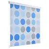 Image de Store Roulant de Douche 140x240 cm Cercle Rideaux Douche Salle de Bain 142856
