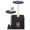 Image de Arbre à chat avec griffoirs en sisal 60cm Bleu foncé