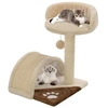 Image de Arbre à chat avec griffoir en sisal 40 cm Beige et Marron