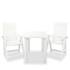 Image de Ensemble de bistro 3 pcs Plastique Blanc