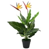 Image de Plante artificielle Strelitzia Reginae Oiseau de Paradis 66 cm