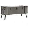 Image de Table basse MDF et aluminium 102 x 51 x 47,5 cm