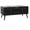 Image de Table basse MDF et acier 102 x 51 x 48 cm