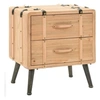 Image de Table de chevet Bois de sapin massif 50 x 35 x 57 cm