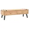 Image de Meuble TV Bois de sapin massif 120 x 33 x 35 cm