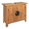 Image de Meuble lavabo de salle de bains pin massif 70x32x63 cm