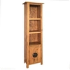 Image de Meuble de salle de bain autoportant Bois pin massif 48x32x170cm