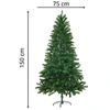 Image de Arbre de Noël artificiel - Avec des aiguilles réalistes - 150 cm - vert -