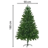 Image de Arbre de Noël artificiel - Avec des aiguilles réalistes - 180 cm - vert -