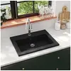 Image de Lavabo en granit 600 x 450 x 120 mm Noir
