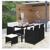 Image de Salon de jardin rotin 5 personnes 6 pieces